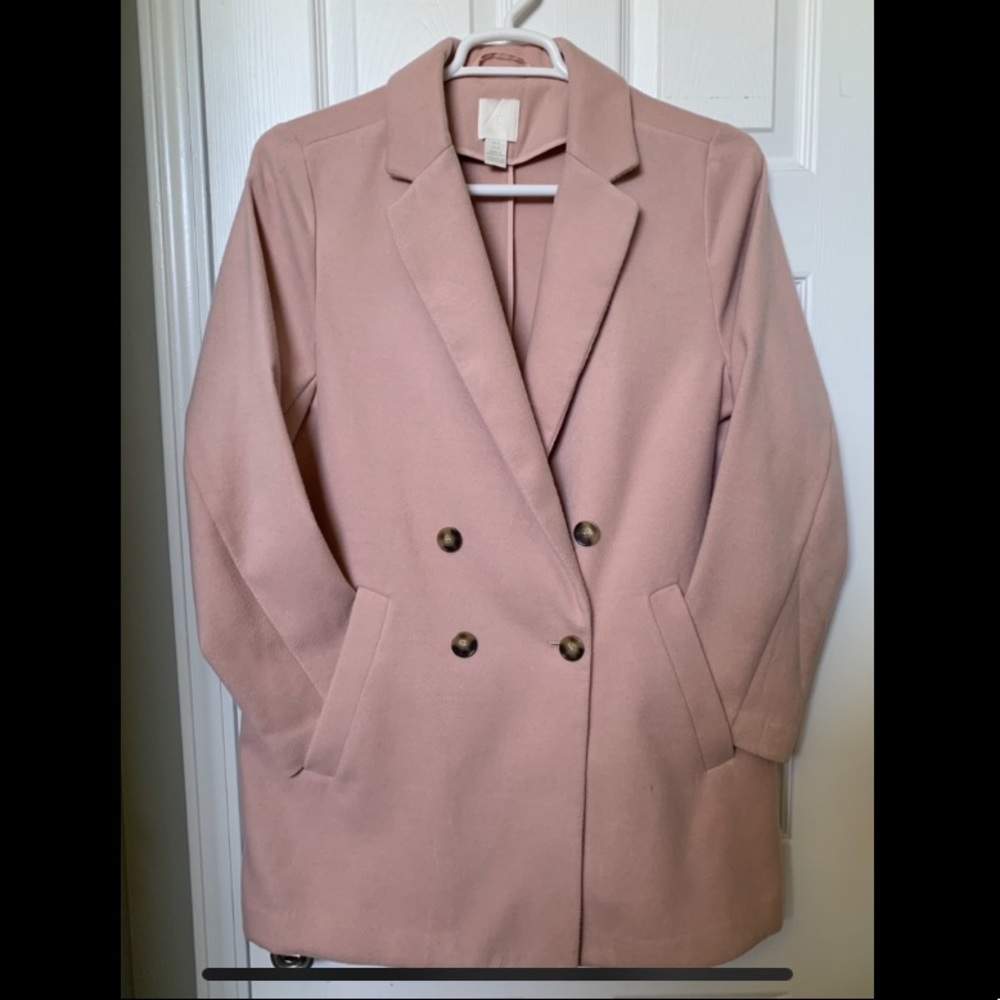 H&M Blush Rose Peacoat